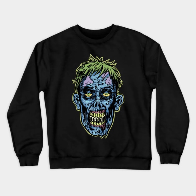 Zombie Crewneck Sweatshirt by AtomicMadhouse